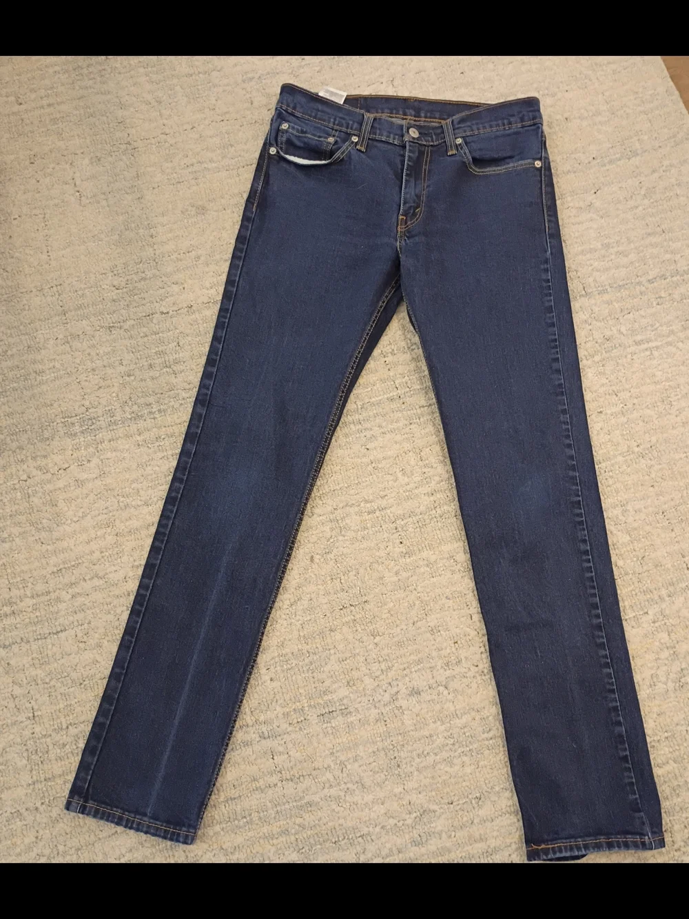 Levi's 511 Slim Fit Jeans W32 L34 Dark Wash Excellent Used